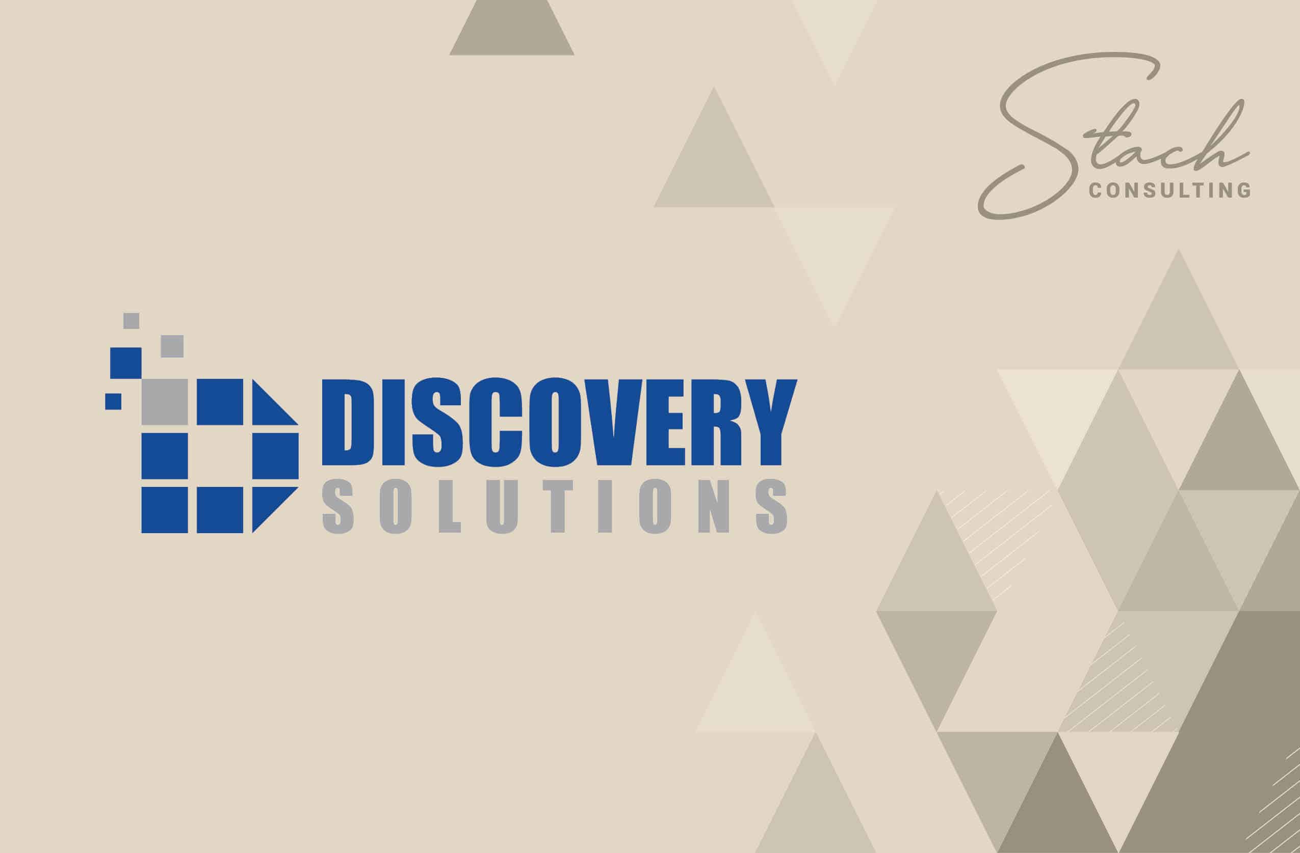 Discovery Solutions Logo with Stach Consulting Logo